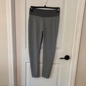 Chic Gray Patterned Women's Leggings